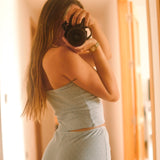 Tube top - BABY BLUE