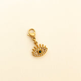 Charms - Emerald Crystal Eye