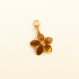 Charms - Amber Flower